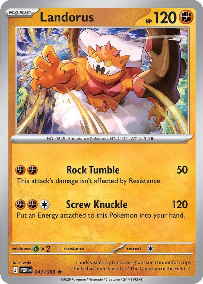 Landorus (041/088) [ME03: Perfect Order]