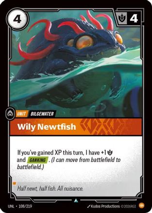 Wily Newtfish (108/219) - Unleashed