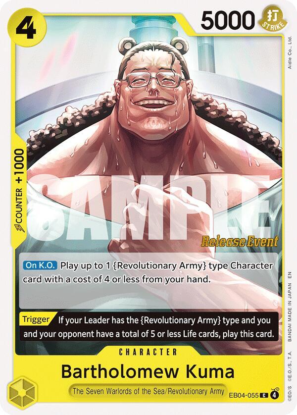 Bartholomew Kuma (EB04-055) [Adventure on Kami's Island Release Event Cards]