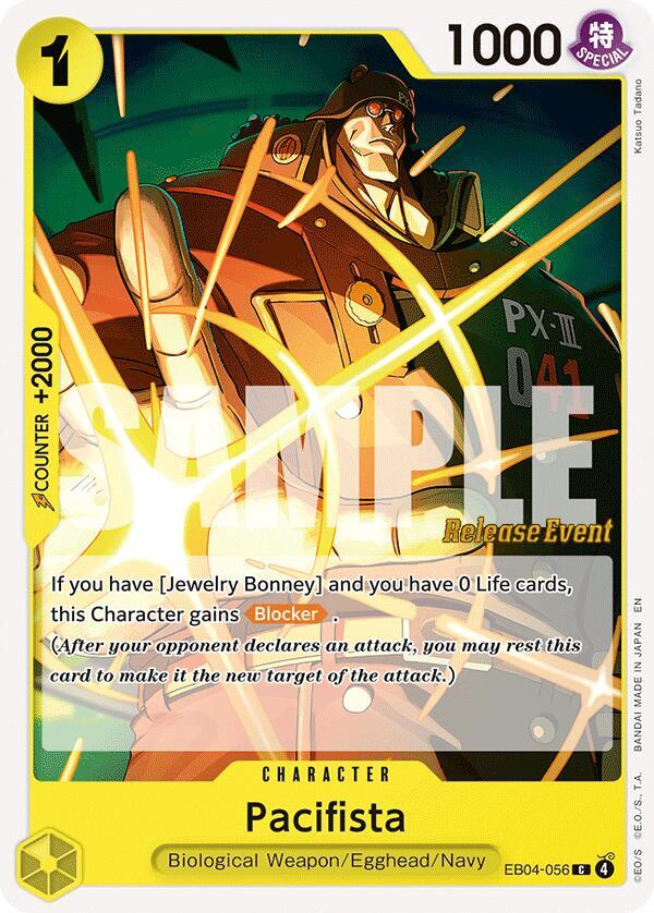 Pacifista (EB04-056) [Adventure on Kami's Island Release Event Cards]