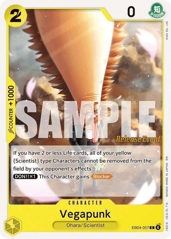 Vegapunk (EB04-057) [Adventure on Kami's Island Release Event Cards]