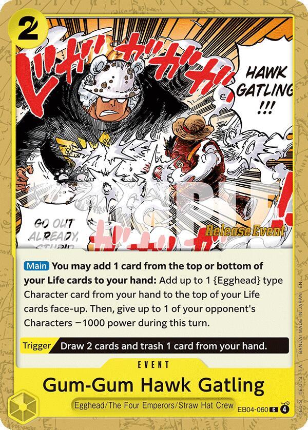 Gum-Gum Hawk Gatling (EB04-060) [Adventure on Kami's Island Release Event Cards]