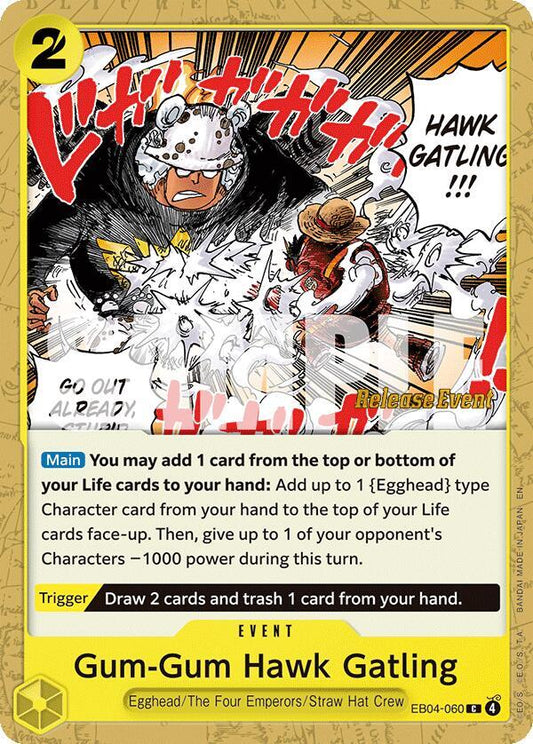 Gum-Gum Hawk Gatling (EB04-060) [Adventure on Kami's Island Release Event Cards]