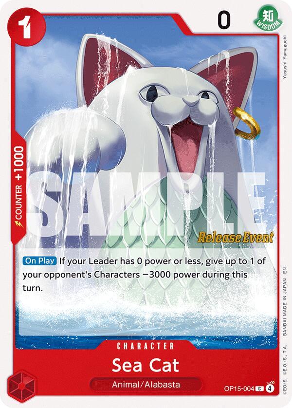 Sea Cat (OP15-004) [Adventure on Kami's Island Release Event Cards]