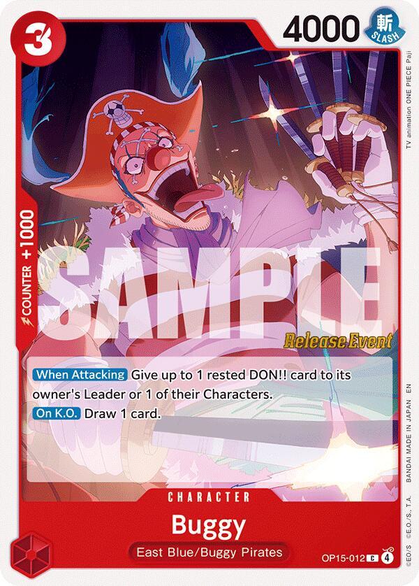 Buggy (OP15-012) [Adventure on Kami's Island Release Event Cards]