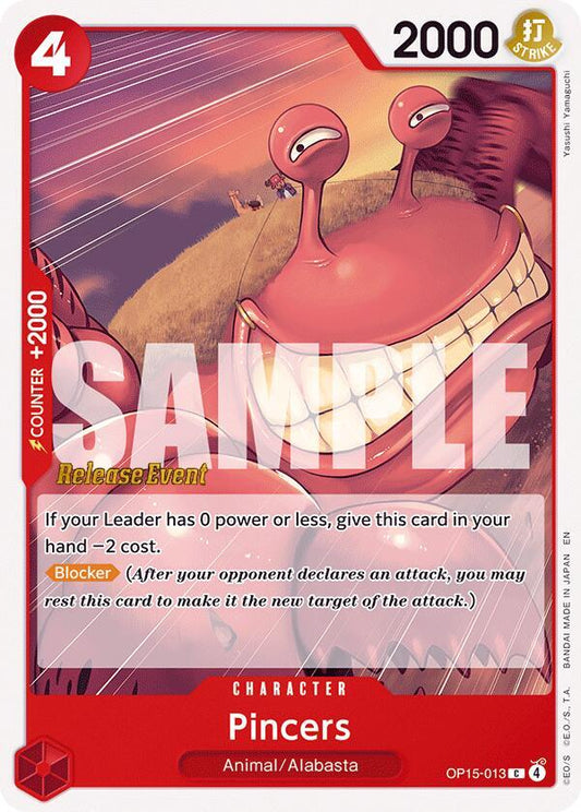 Pincers (OP15-013) [Adventure on Kami's Island Release Event Cards]
