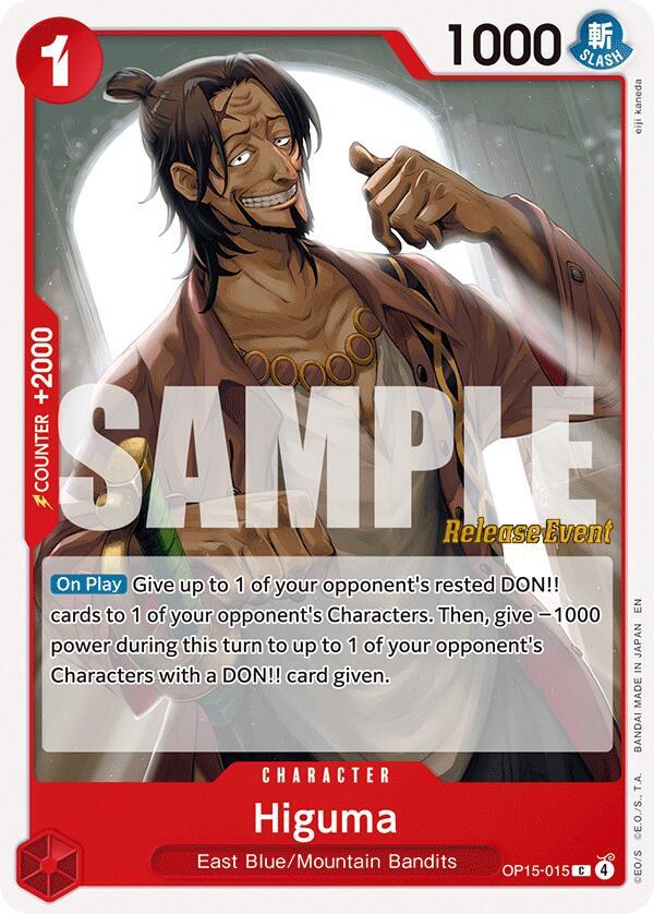 Higuma (OP15-015) [Adventure on Kami's Island Release Event Cards]