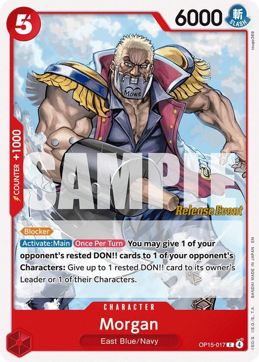 Morgan (OP15-017) [Adventure on Kami's Island Release Event Cards]