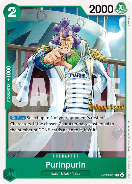 Purinpurin (OP15-031) [Adventure on Kami's Island Release Event Cards]