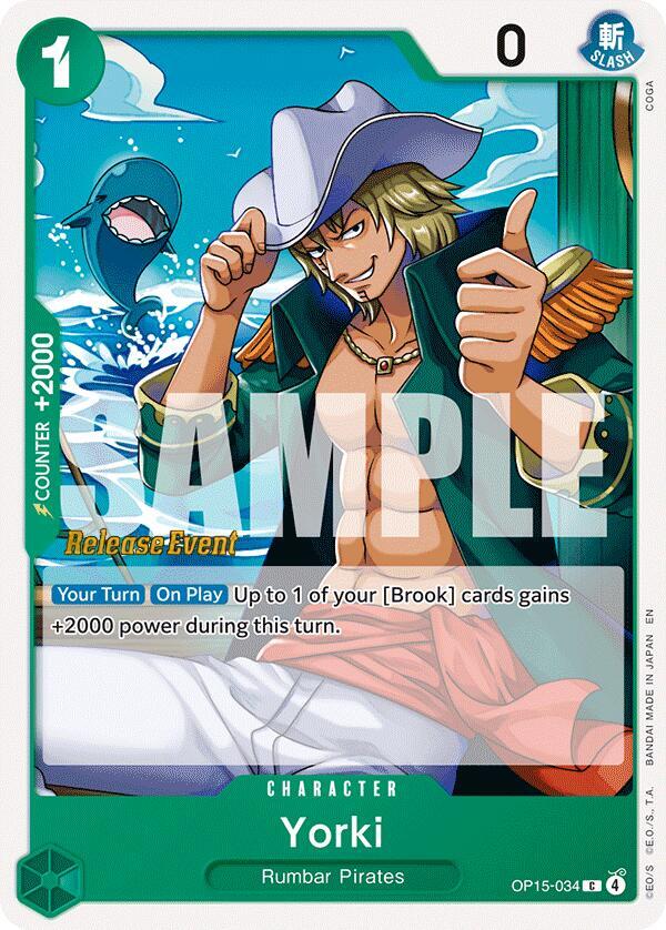 Yorki (OP15-034) [Adventure on Kami's Island Release Event Cards]