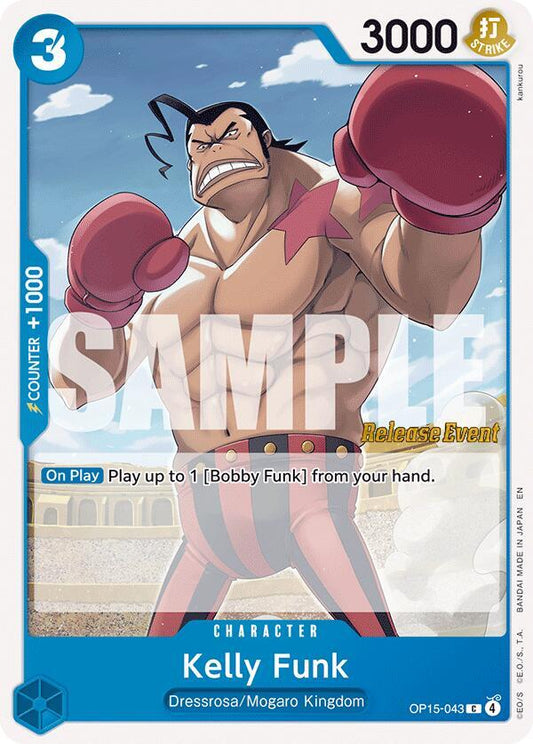 Kelly Funk (OP15-043) [Adventure on Kami's Island Release Event Cards]