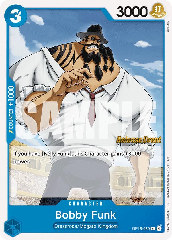 Bobby Funk (OP15-050) [Adventure on Kami's Island Release Event Cards]