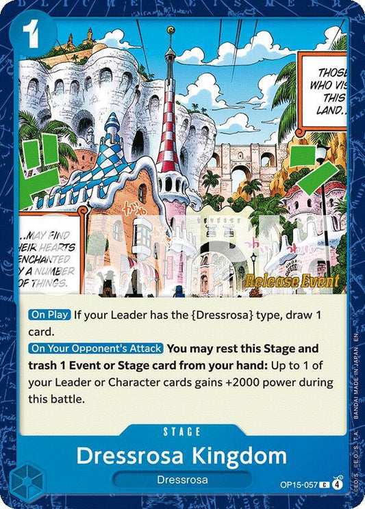 Dressrosa Kingdom (OP15-057) [Adventure on Kami's Island Release Event Cards]