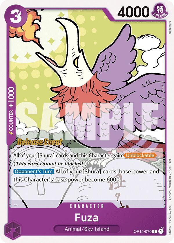 Fuza (OP15-070) [Adventure on Kami's Island Release Event Cards]