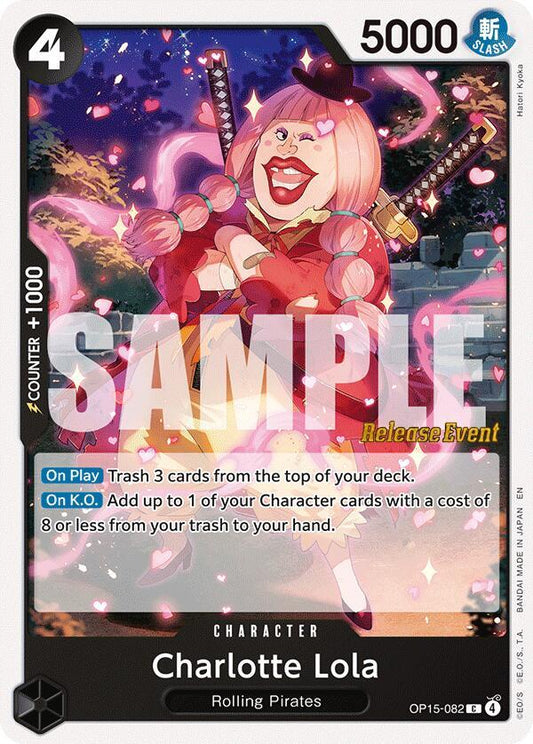 Charlotte Lola (OP15-082) [Adventure on Kami's Island Release Event Cards]