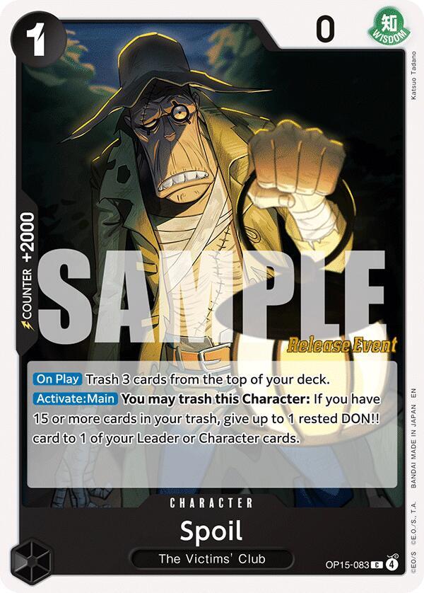 Spoil (OP15-083) [Adventure on Kami's Island Release Event Cards]