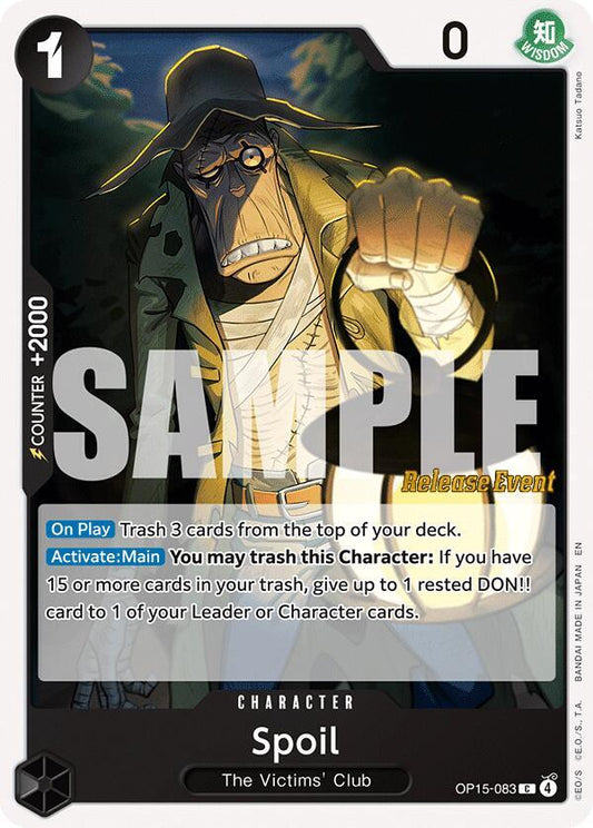 Spoil (OP15-083) [Adventure on Kami's Island Release Event Cards]