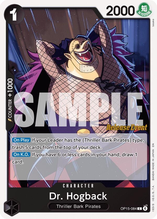 Dr. Hogback (OP15-084) [Adventure on Kami's Island Release Event Cards]