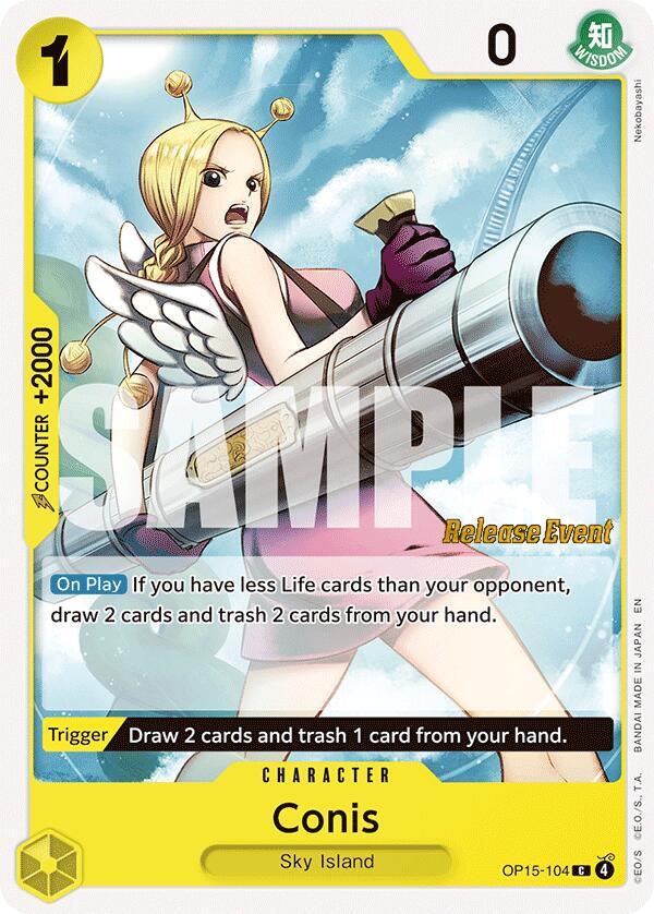 Conis (OP15-104) [Adventure on Kami's Island Release Event Cards]
