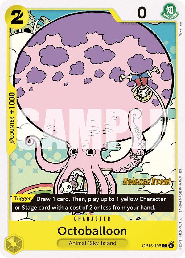 Octoballoon (OP15-106) [Adventure on Kami's Island Release Event Cards]