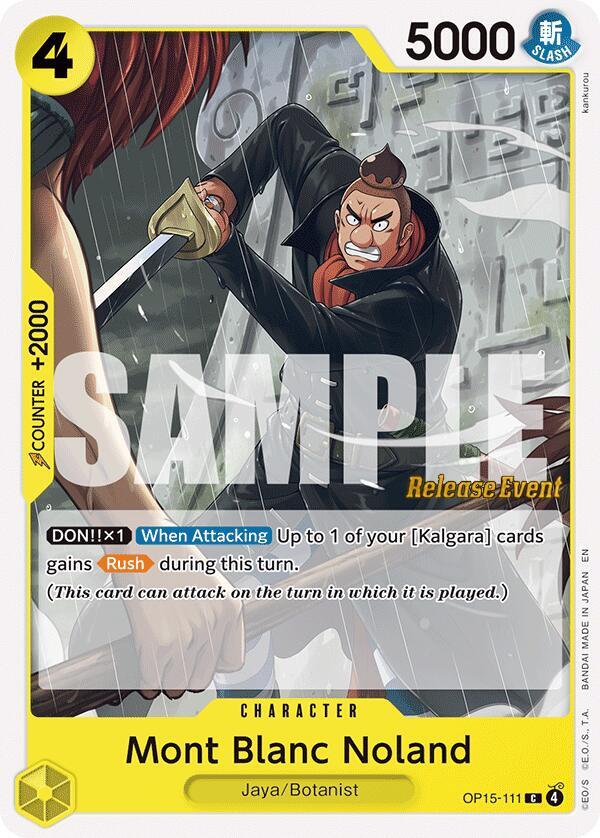 Mont Blanc Noland (OP15-111) [Adventure on Kami's Island Release Event Cards]