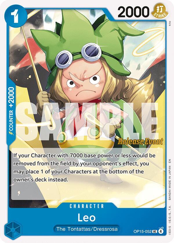 Leo (OP15-052) [Adventure on Kami's Island Release Event Cards]