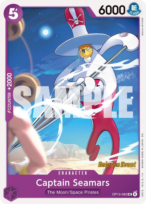 Captain Seamars (OP15-062) [Adventure on Kami's Island Release Event Cards]