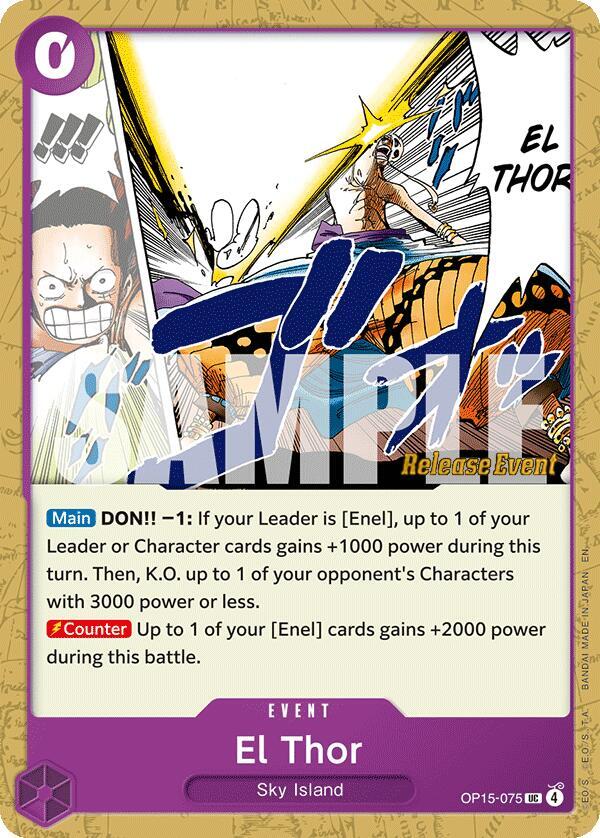 El Thor (OP15-075) [Adventure on Kami's Island Release Event Cards]