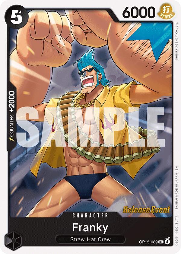 Franky (OP15-089) [Adventure on Kami's Island Release Event Cards]