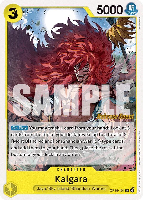 Kalgara (OP15-101) [Adventure on Kami's Island Release Event Cards]