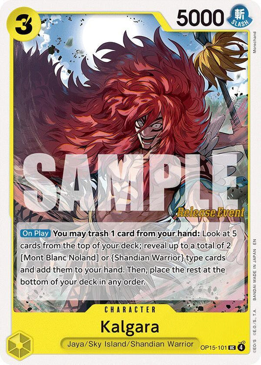 Kalgara (OP15-101) [Adventure on Kami's Island Release Event Cards]