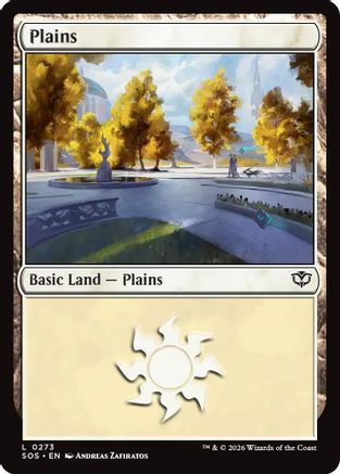 Plains (0273) (SOS-273) - Secrets of Strixhaven Foil