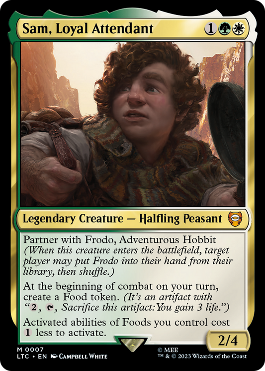 Sam, Loyal Attendant (LTC-007) - Tales of Middle-earth Commander