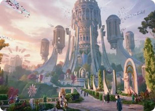 Command Tower Art Card (39) [Secrets of Strixhaven Art Series]
