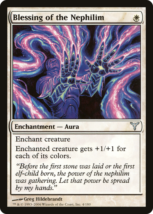 Blessing of the Nephilim (DIS-004) - Dissension Foil