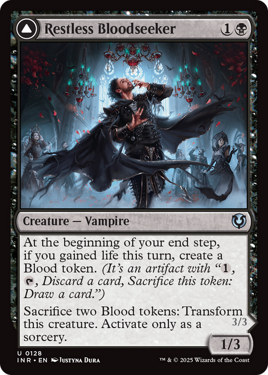 Restless Bloodseeker // Bloodsoaked Reveler (INR-128) - Innistrad Remastered Foil
