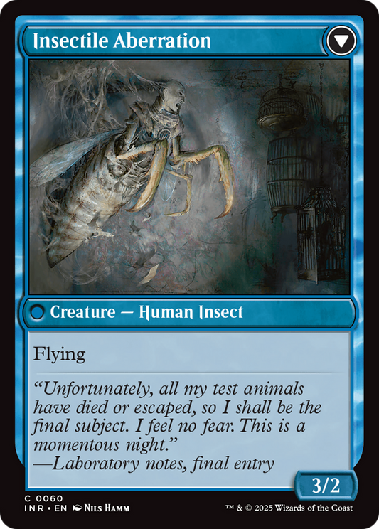 Delver of Secrets // Insectile Aberration (INR-060) - Innistrad Remastered