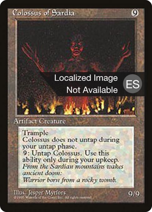 Colossus of Sardia [Fourth Edition Foreign Black Border]