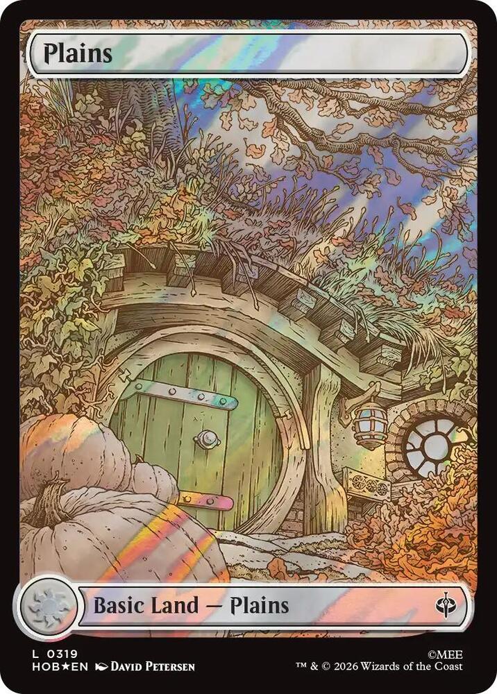 Plains (0319) (Surge Foil) [The Hobbit]