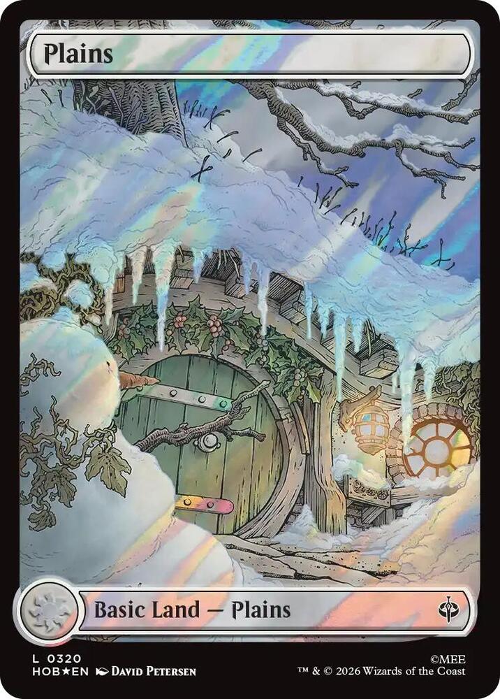 Plains (0320) (Surge Foil) [The Hobbit]