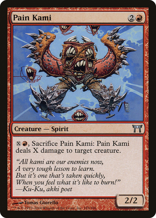 Pain Kami (CHK-183) - Champions of Kamigawa