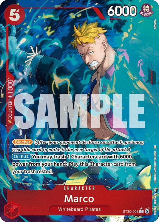 Marco (Full Art) (ST30-008) [Starter Deck EX: Luffy & Ace]