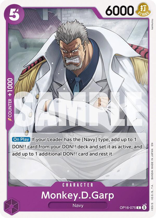 Monkey.D.Garp (OP16-075) [The Time of Battle]