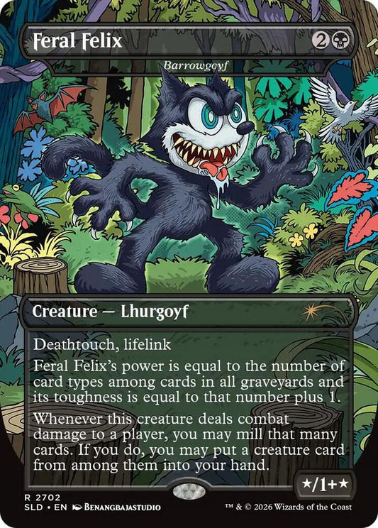 Feral Felix  - Barrowgoyf (2702) [Secret Lair Drop]