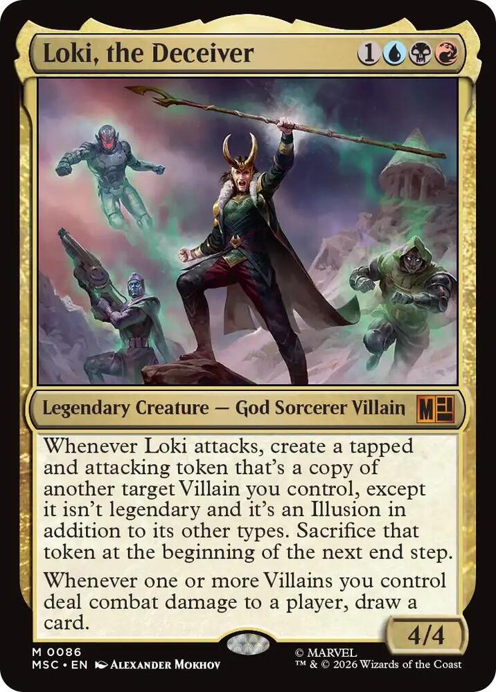 Loki, the Deceiver (Surge Foil) (86) [Marvel Super Heroes Commander]
