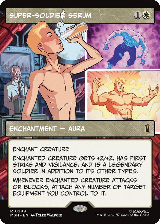 Super-Soldier Serum (Borderless) (299) [Marvel Super Heroes]