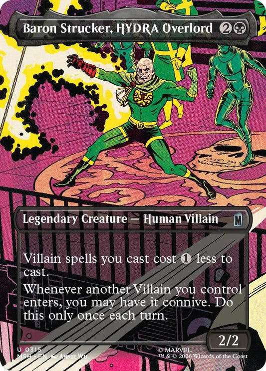 Baron Strucker, HYDRA Overlord (Borderless) (315) [Marvel Super Heroes]
