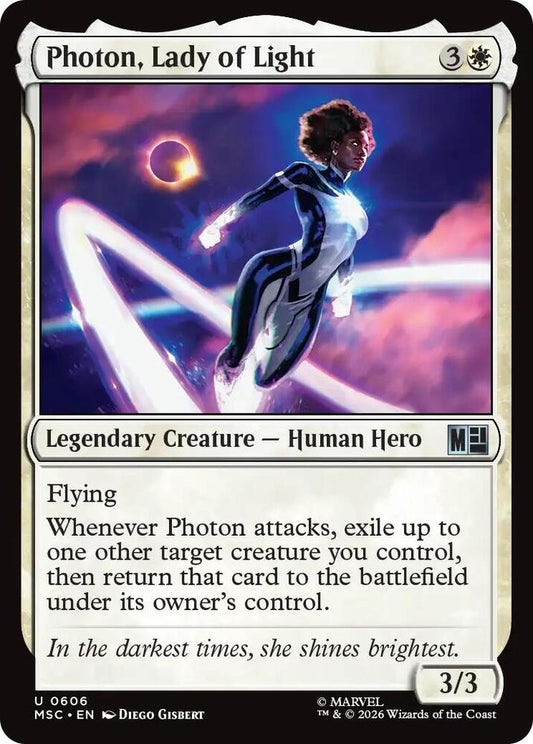 Photon, Lady of Light (606) [Marvel Super Heroes Commander]