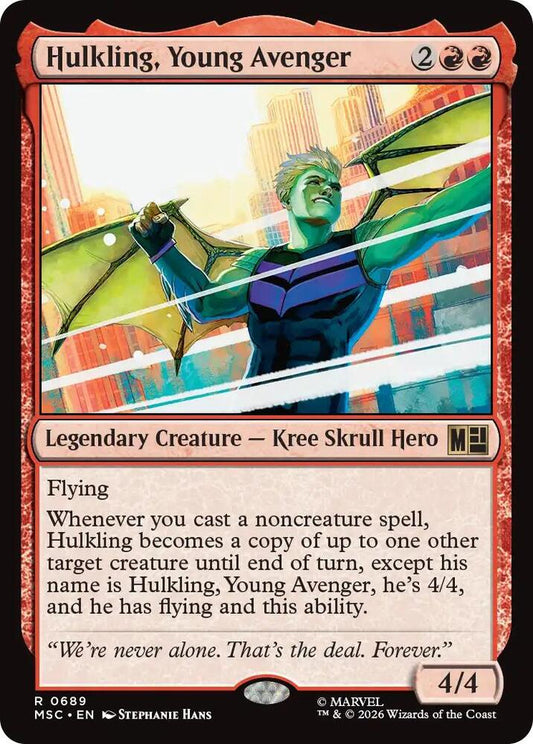 Hulkling, Young Avenger (689) [Marvel Super Heroes Commander]