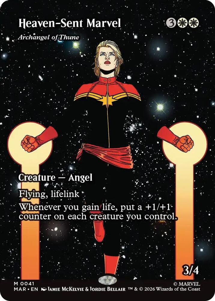 Heaven-Sent Marvel - Archangel of Thune (Borderless) (41) [Marvel Universe Eternal-Legal]